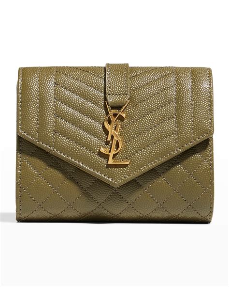 ysl leather envelope wallet|YSL zipper wallet.